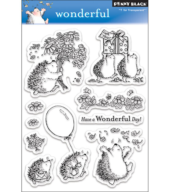 Penny Black Clear Stamps 5"X7.5" Sheet Wonderful