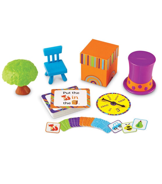 Learning Resources 65ct Fox in the Box Positional Words Activity Set