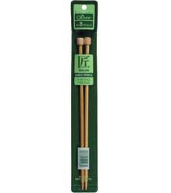 Clover Bamboo Single Point Knitting Needles 9" Size 0