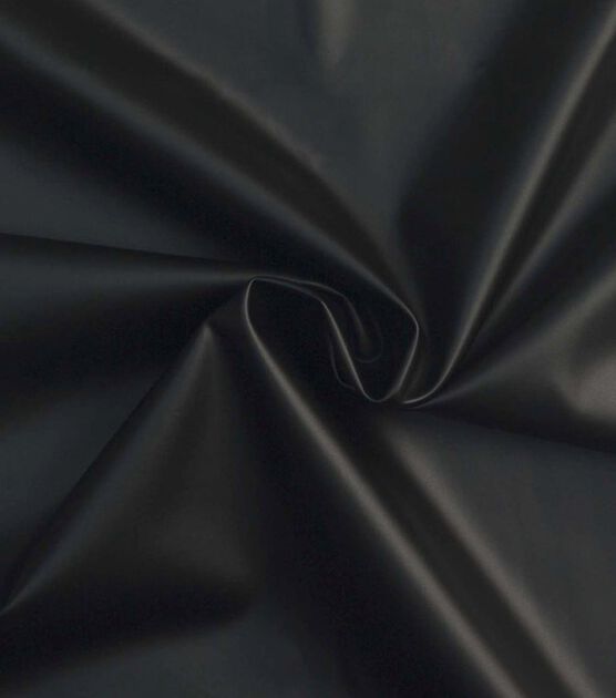 Yaya Han Black Cosplay 4 Way Stretch Faux Leather Fabric, , hi-res, image 1