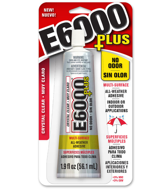 E6000 1.9oz Plus Clear Adhesive
