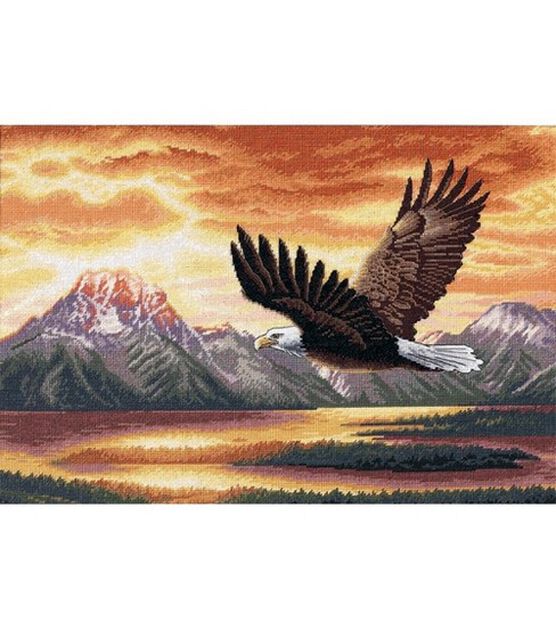 Dimensions Gold Collection Counted Cross Stitch Kit Silent Flight
