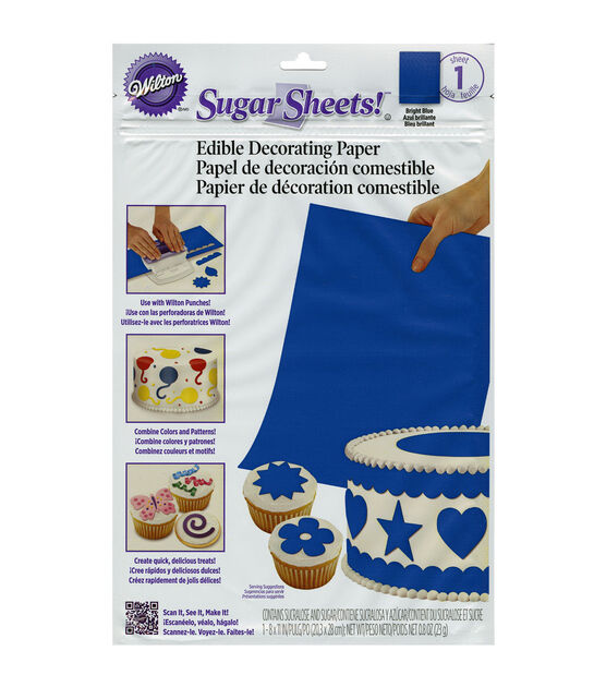 Wilton Sugar Sheets Edible Decorating Paper - 1PK