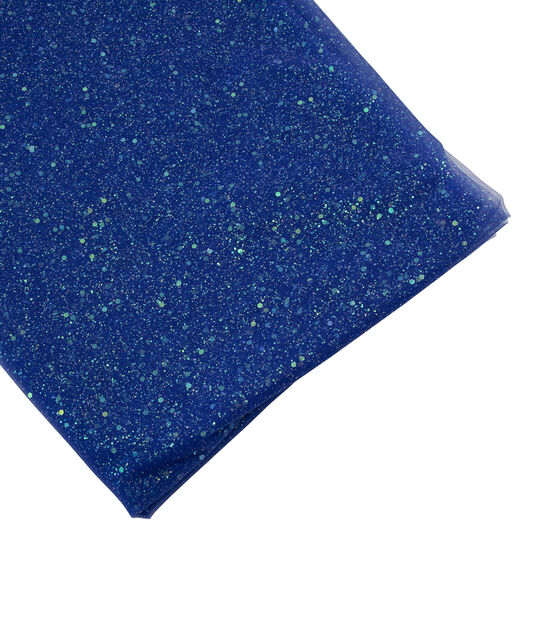 Glitterbug Chunky Confetti Royal Blue Fabric, , hi-res, image 2