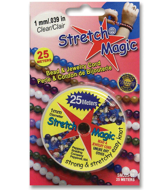 1.0 MM Stretch Magic Clear Jewelry Cord, 25m/82 feet
