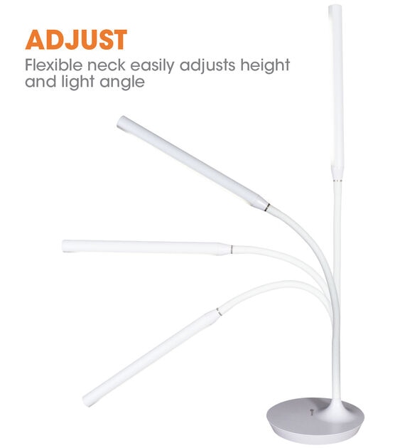 OttLite 27" LED Adjustable Extended Reach Desk Lamp, , hi-res, image 4