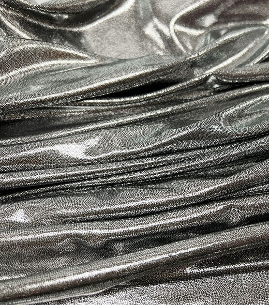 Mystique Fabric 59 Black Silver, Joann Fabric Faux Leather Jacket