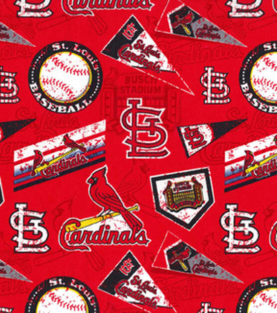 Fabric Traditions St. Louis Cardinals Cotton Fabric Vintage