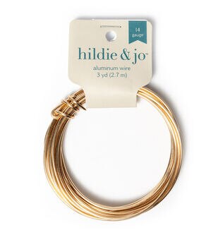 3yds Silver Aluminum Wire by hildie & jo