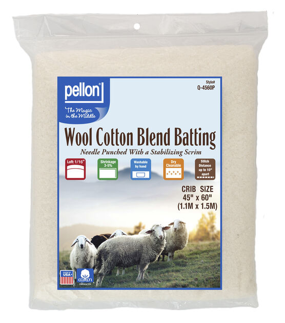 Pellon 50/50 Wool Blend Batting Crib