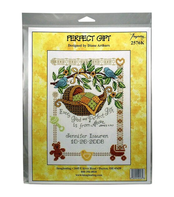 Imaginating 7.5" x 10" Perfect Gift Counted Cross Stitch Kit