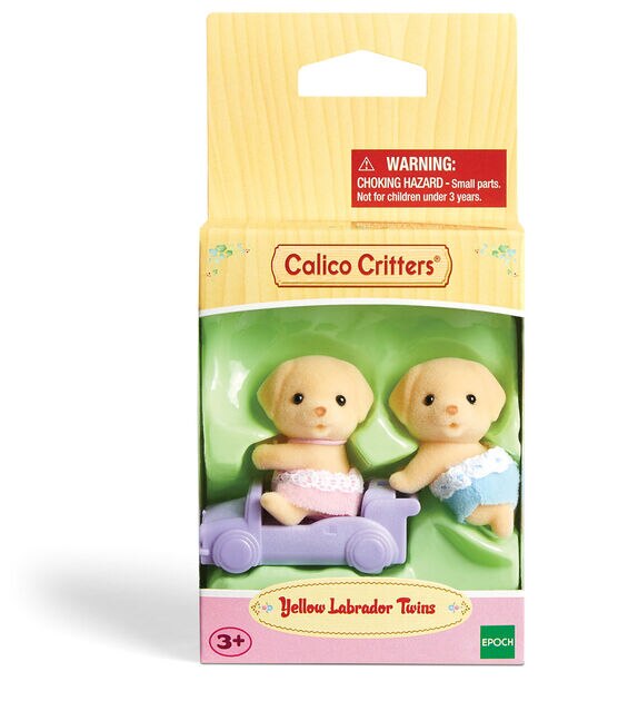 Calico Critters Yellow Labrador Twins, , hi-res, image 3