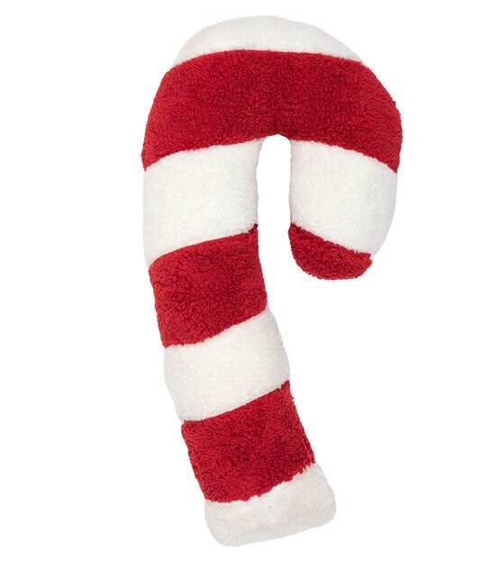 17" Christmas Candy Cane Figural Pillow by Place & Time, , hi-res, image 2