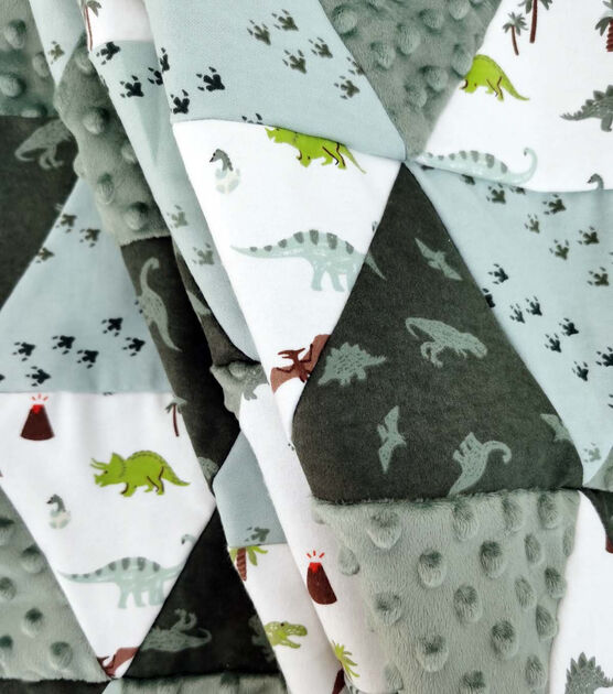 Dino Cheater Quilt Nursery Fabric by Lil' POP!, , hi-res, image 2