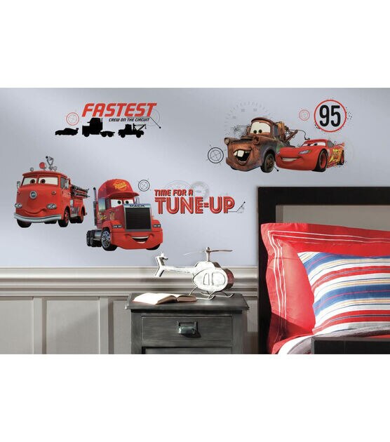 RoomMates Peel & Stick Wall Decals Cars Friends to the Finish, , hi-res, image 3