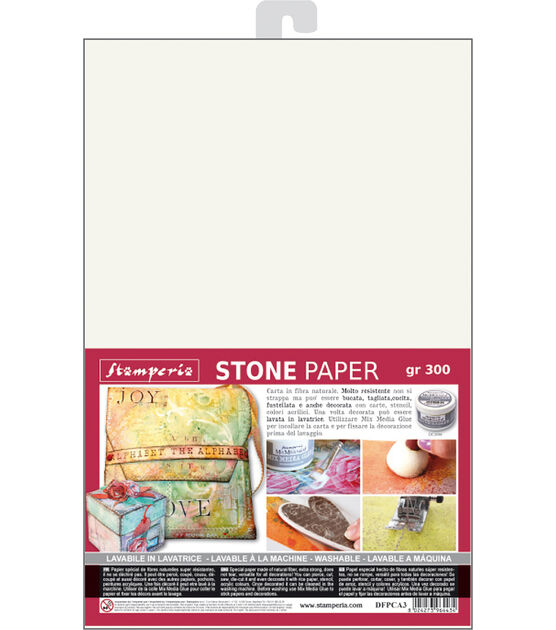 Stamperia Washable A3 Stone Paper