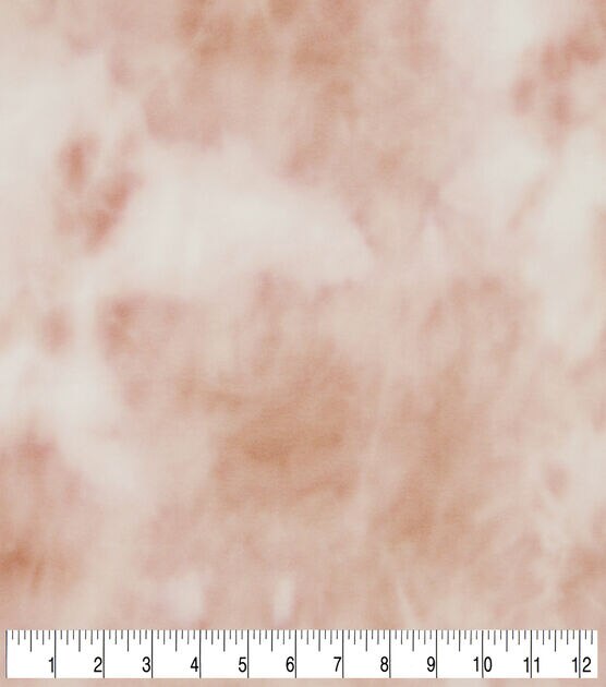 Real Tie Dye - Coral Cloud Fuze Fleece Fabric, , hi-res, image 3