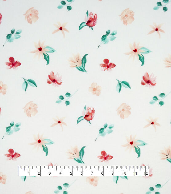 Fresh Picked Floral Nursery Flannel Fabric by Lil' POP!, , hi-res, image 4