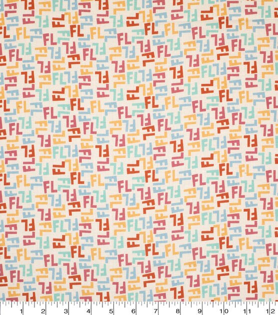 Florida Cotton Fabric Abbreviation Dot