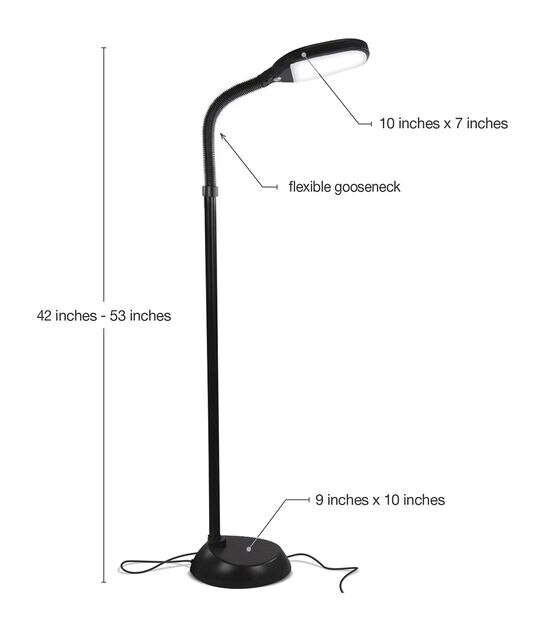 Brightech Litespan LED Floor Lamp - Black, , hi-res, image 7