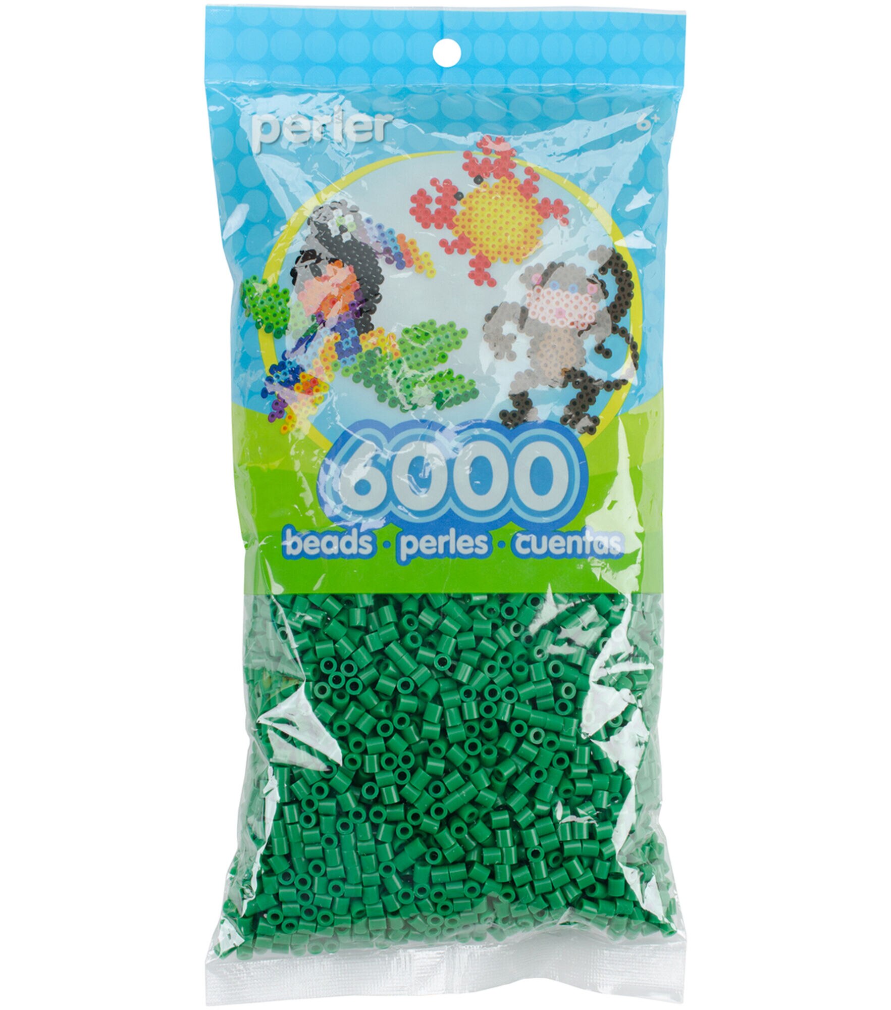 Perler 6000pc Beads, Dark Green, hi-res