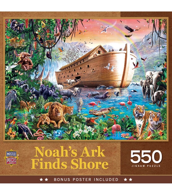 MasterPieces 18" x 24" Noah's Ark Finds Shore Jigsaw Puzzle 550pc
