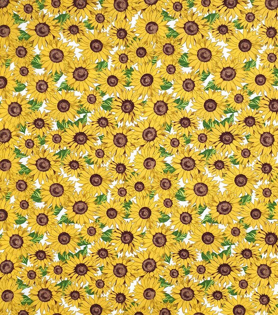 Packed Sunflower Super Snuggle Flannel Fabric