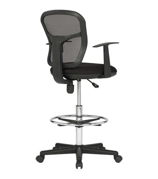 Studio Designs Riveria Drafting Chair Black, , hi-res, image 8