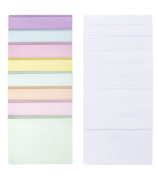 80ct Pastel A7 Cards & Envelopes by Park Lane, , hi-res, image 2