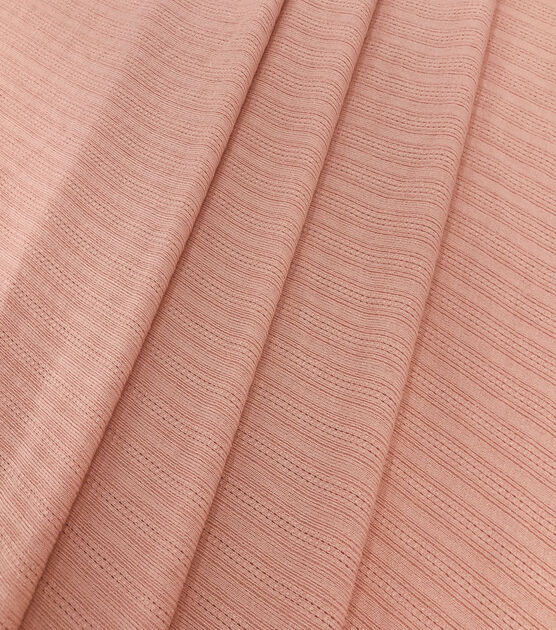 Light Pink Pointelle Knit Fabric, , hi-res, image 5