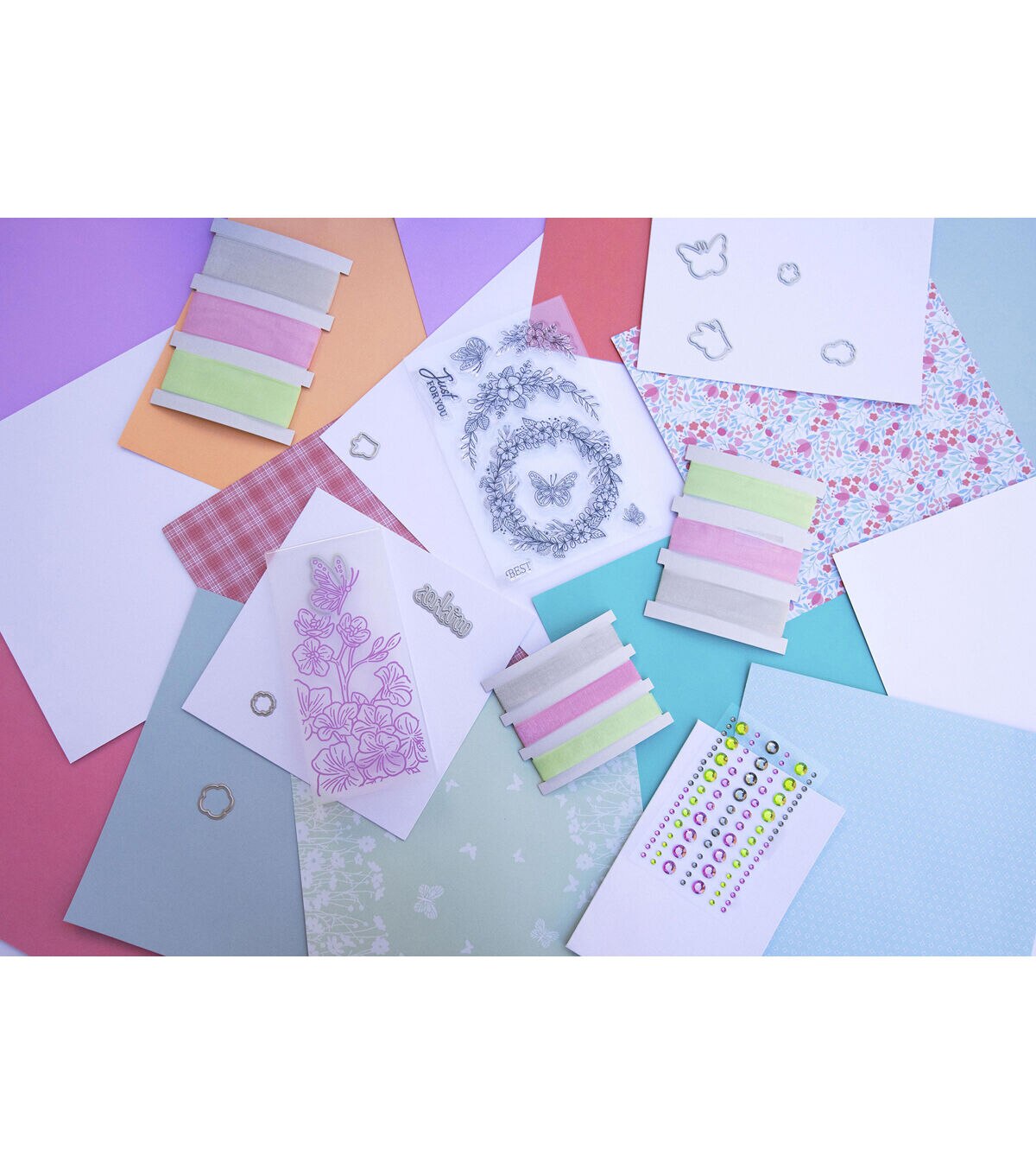 Crafter's Companion Foil Clear Transfer Sticker Sheets Time for Tea 