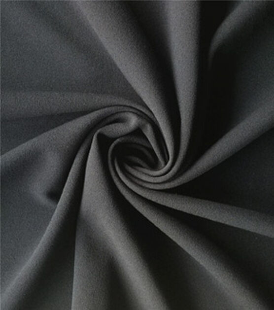 Solid Stretch Crepe Knit Fabric, , hi-res, image 2