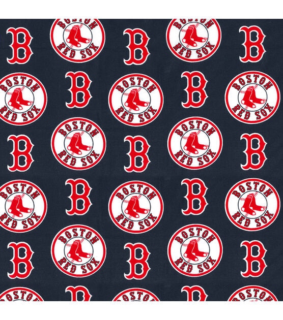 Fabric Traditions Boston Red Sox Cotton Fabric Blue, , hi-res, image 2