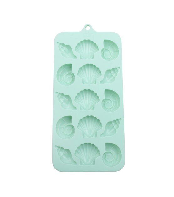 4" x 9" Silicone Seashells Candy Mold by STIR, , hi-res, image 6