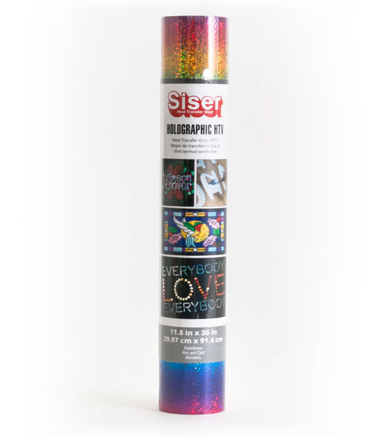 Siser Rainbow Holographic HTV 12" x 36"