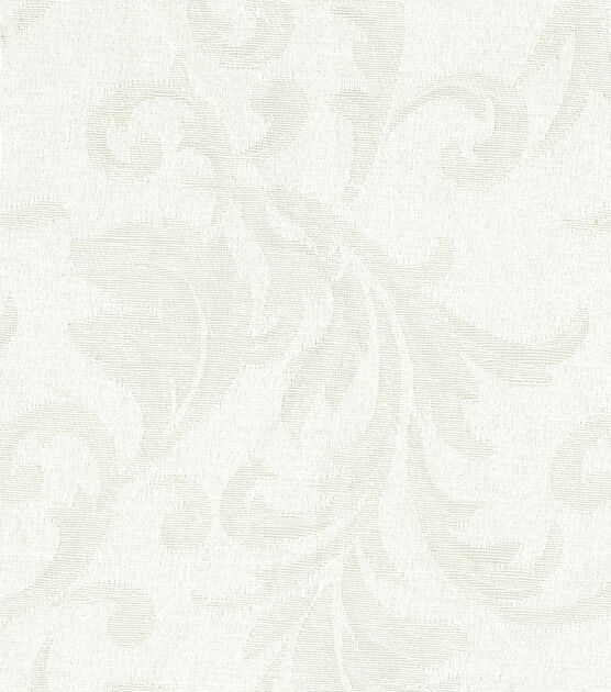 Signature Series Lightweight Decor Jacquard Fabric 54" Ivory
