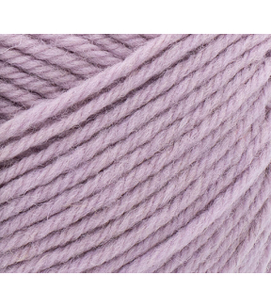 Lion Brand Local Grown 186yds Worsted Wool Yarn, Lilac, swatch, image 11