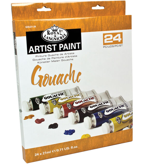 Royal & Langnickel 24 pk Gouache Acrylic Paints Assorted Colors, , hi-res, image 2