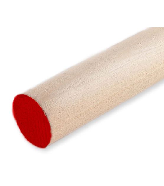 Cindoco Wood Products 3/4''x36" Hardwood Dowel Red
