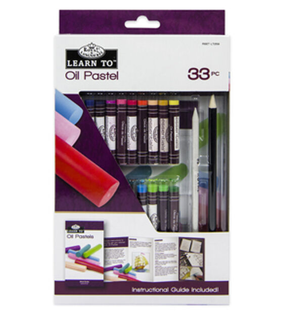 Royal Langnickel Learn To Oil Pastel 33pc Set
