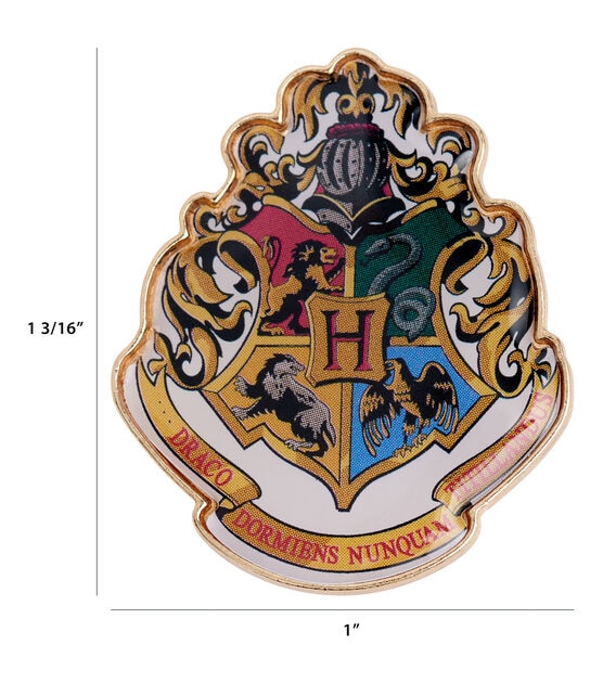 Blumenthal Lansing 1 3/16" Harry Potter Hogwarts Crest Buttons 2pk, , hi-res, image 4