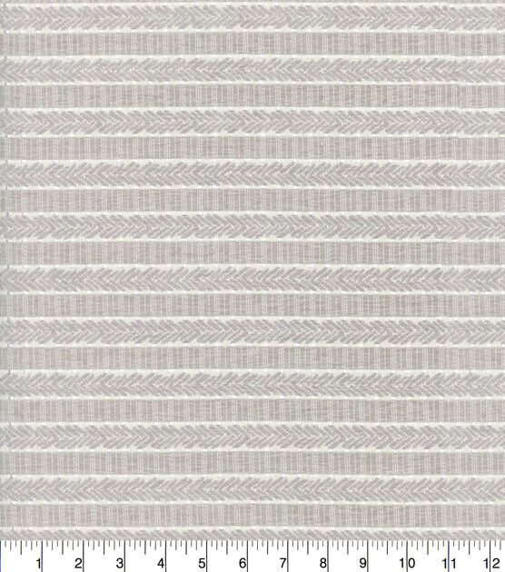 Waverly Designer Upholstery Fabric 54" Admiral Stripe Nikel