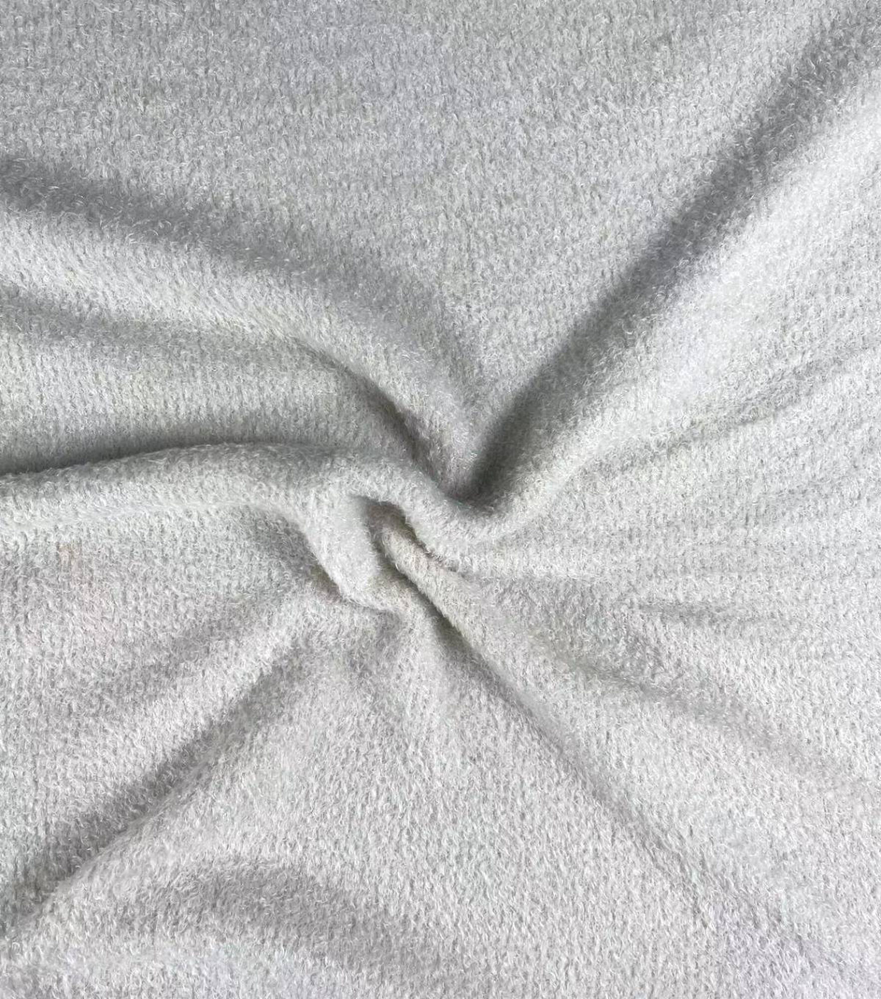 Solid Fluffy knit Fabric