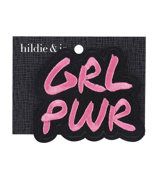 3" Girl Power Iron On Patch by hildie & jo