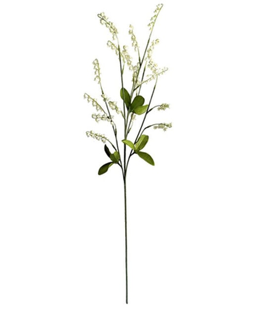 32" White Lily of the Valley Stem by Bloom Room