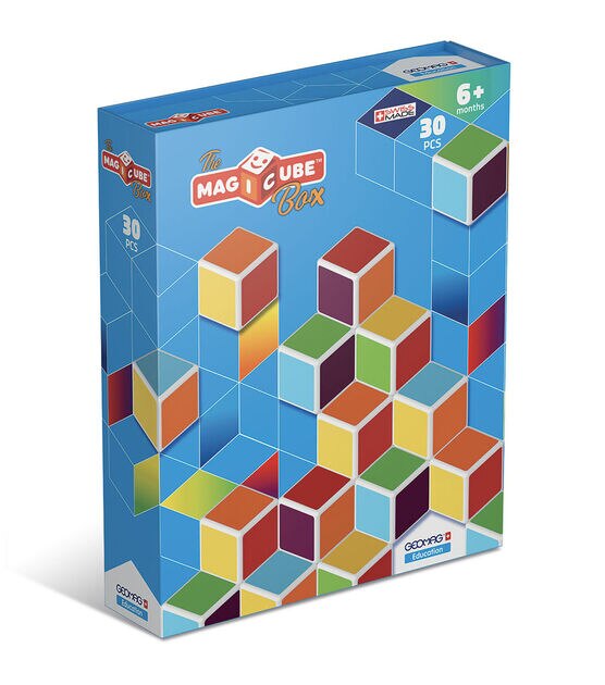 Geomag 30ct Magicube Multicolor Building Cubes Set