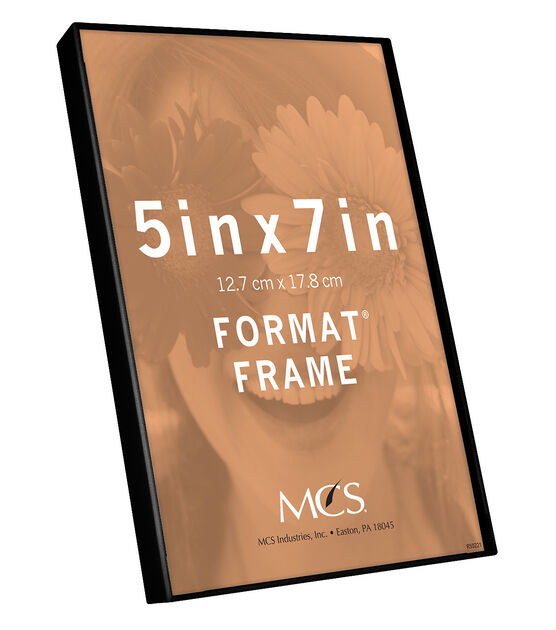 MCS 5"x7" Front Loading Black Wall Frame, , hi-res, image 3