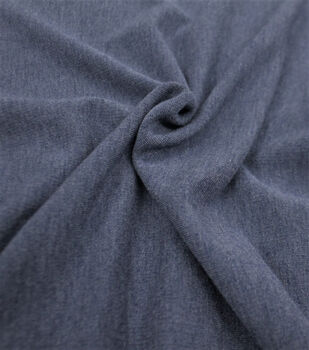 Eventide Blue Athletic Rib Knit Fabric by Joann