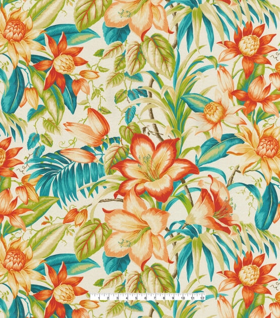 Tommy Bahama Outdoor Fabric Botanical Glow Tiger Lily, , hi-res, image 2