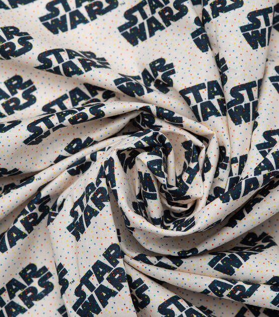 Star Wars Cotton Fabric Logo & Tiny Dots, , hi-res, image 5